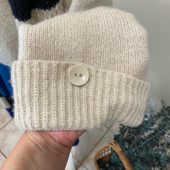 Style & Co, Plus Size 2X Sweater V-Neck tricolor Knit Long - Picture 11 of 12